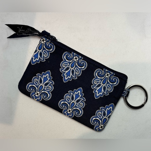 Vera Bradley | Calypso Blue ID holder/keyring/coin purse - Picture 7 of 14